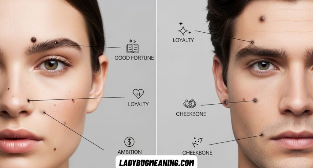 Moles on the Face Meaning