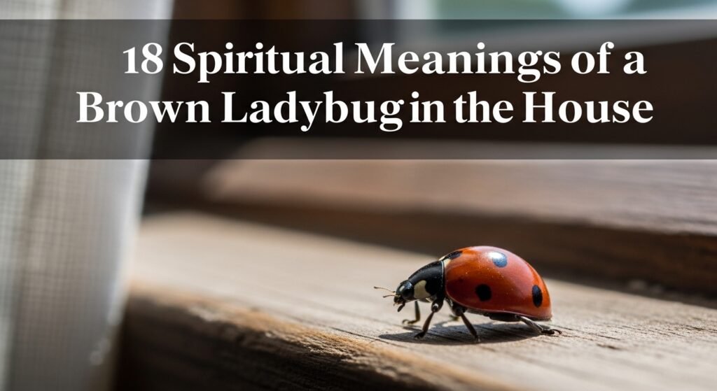 Brown Ladybug Spiritual Meaning and Symbolism