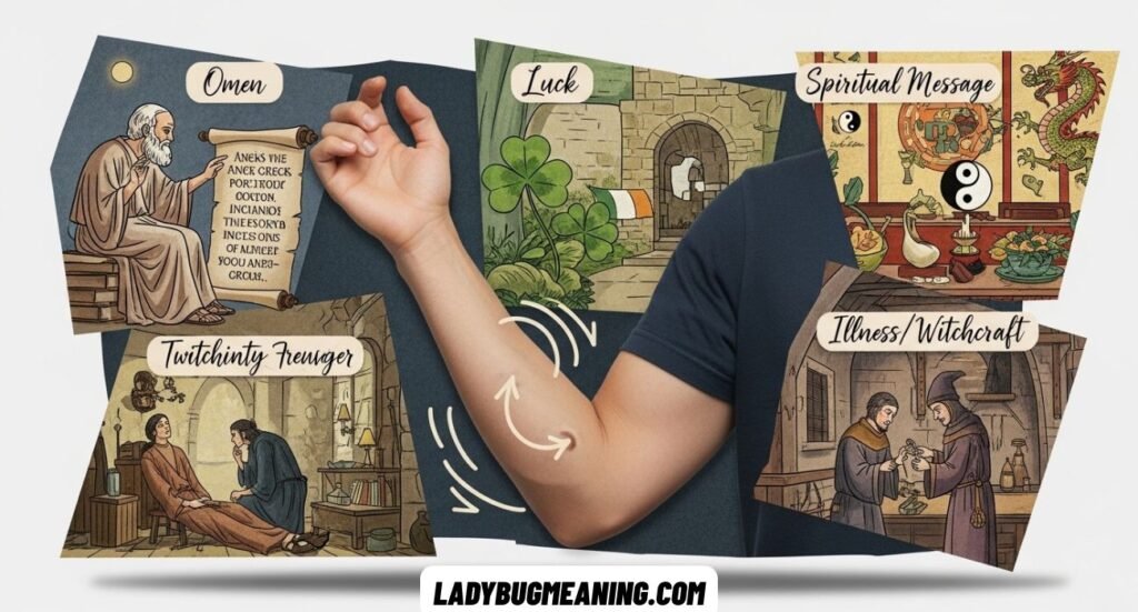 Arm Twitching Superstition & Spiritual Meaning (Right, Left)