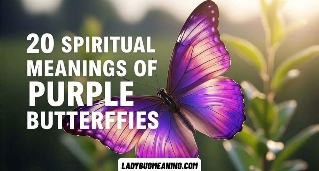 Purple Butterfly Spiritual Meaning, Symbolism & Significance