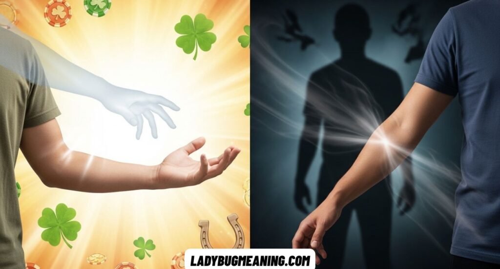 Arm Twitching Superstition & Spiritual Meaning (Right, Left)