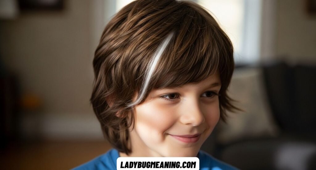 White or Gray Mallen Streak in Hair Spiritual Meaning & Symbolism