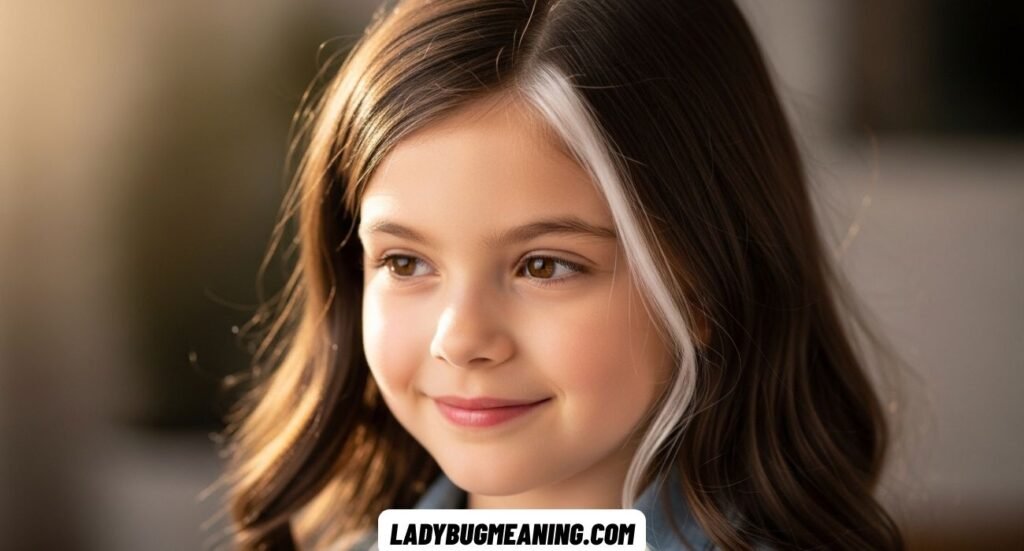 White or Gray Mallen Streak in Hair Spiritual Meaning & Symbolism