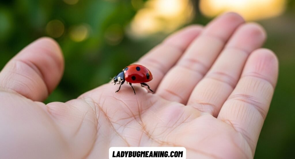 red ladybug spiritual meaning and symbolism