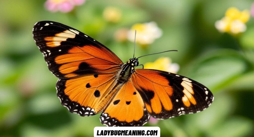 Spiritual Meaning of a Orange and Black Butterfly