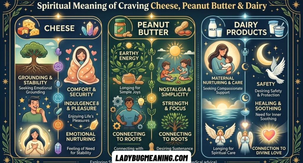 Spiritual Meaning of Craving Cheese, Peanut Butter & Dairy