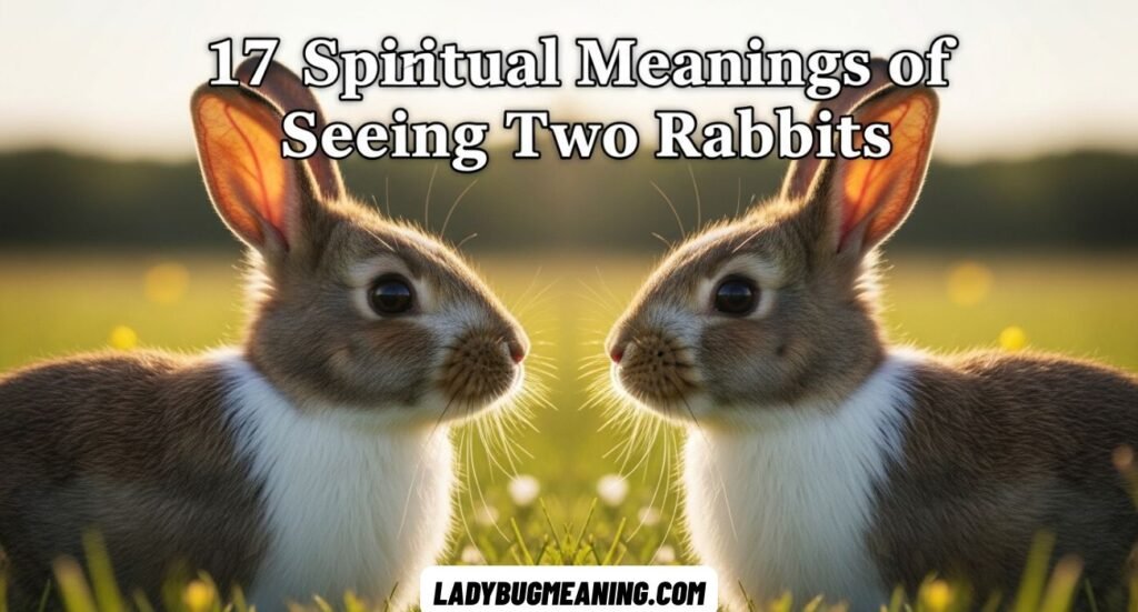 Seeing 2 Rabbits Spiritual Meaning and Symbolism