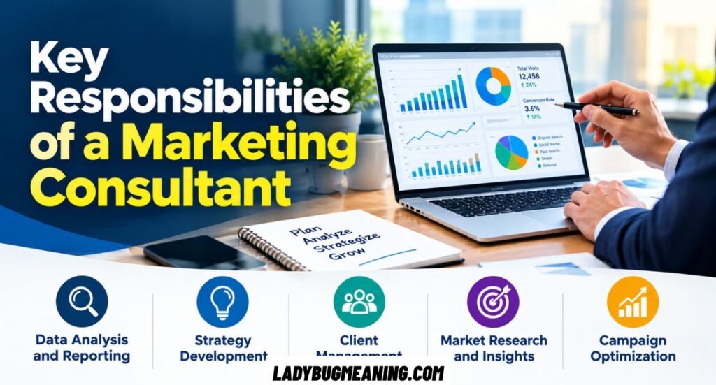 Marketing consultant developing a data-driven business growth strategy.