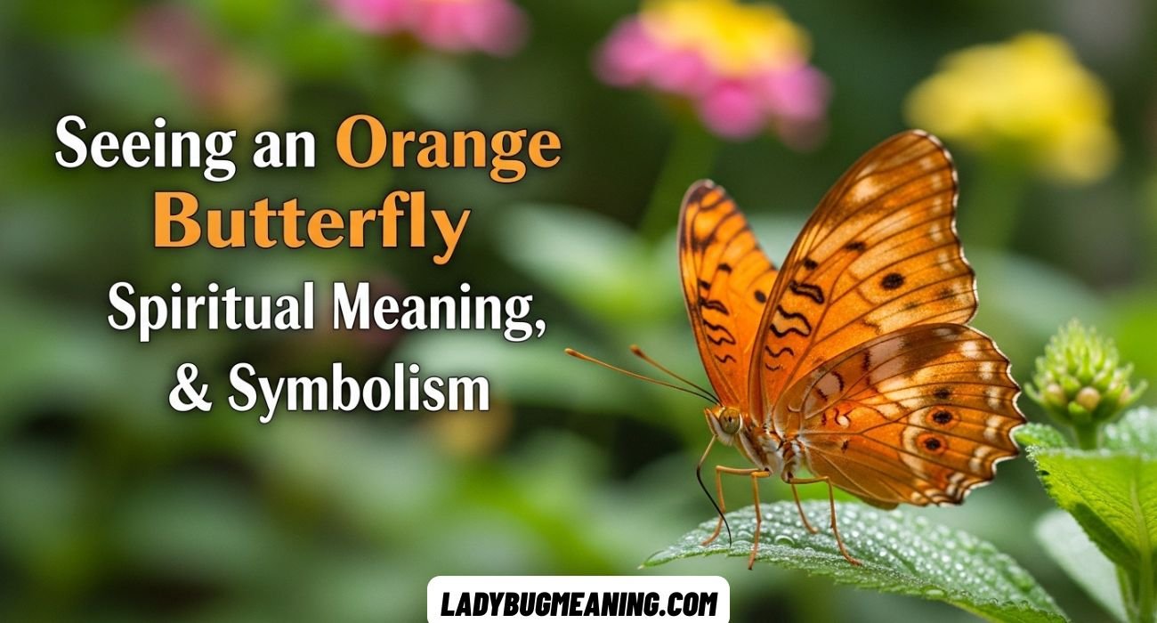 Seeing an Orange Butterfly Spiritual Meaning, & Symbolism