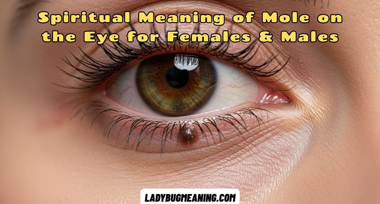 Spiritual Meaning of Mole on the Eye for Females & Males