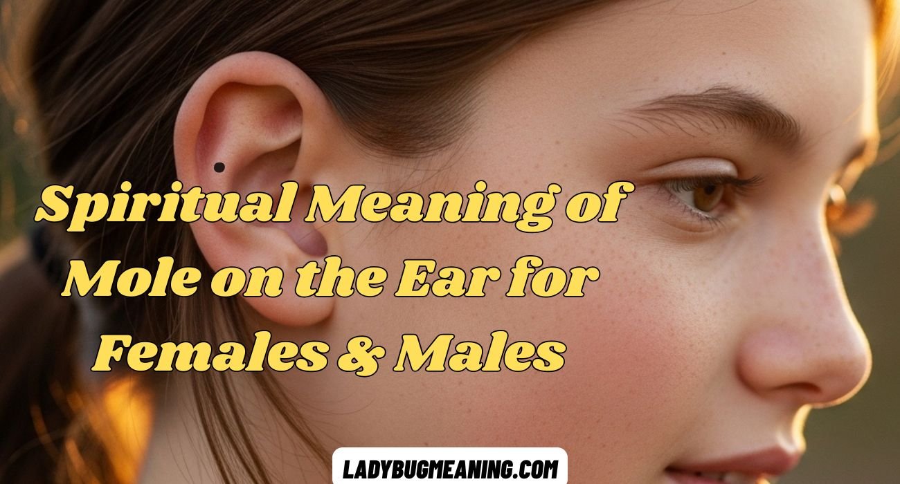 Spiritual Meaning of Mole on the Ear for Females & Males