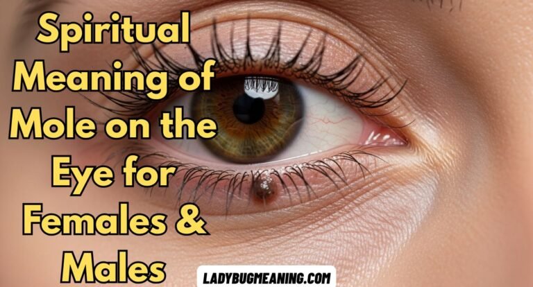 Spiritual Meaning of Mole on the Eye for Females & Males