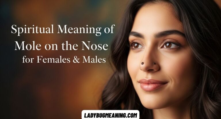 Spiritual Meaning of Mole on the Nose for Females & Males