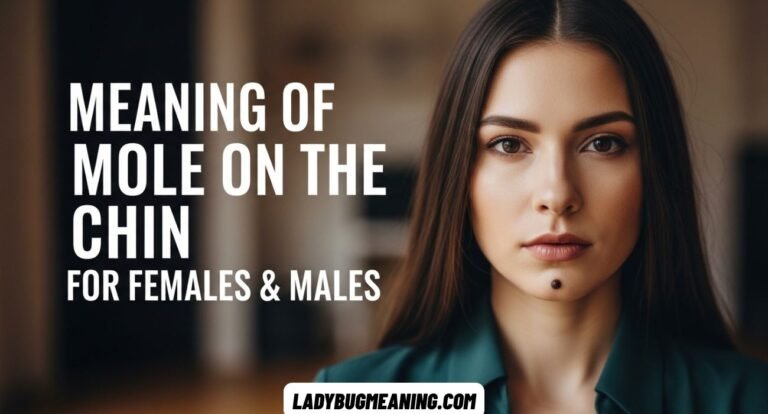 Meaning of Mole on the Chin for Females & Males