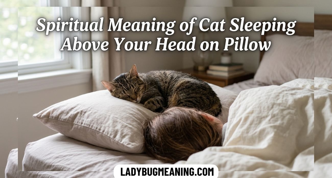 Spiritual Meaning of Cat Sleeping Above Your Head on Pillow