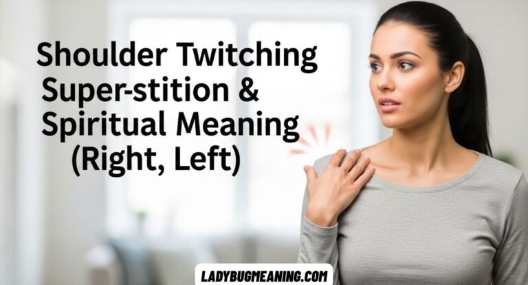 Shoulder Twitching Superstition & Spiritual Meaning