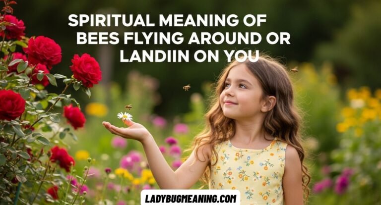 Spiritual Meaning of Bees Flying Around You