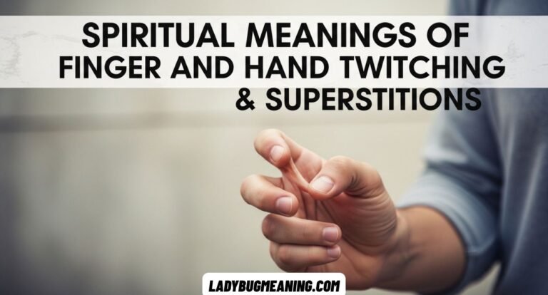 Spiritual Meanings of Finger and Hand Twitching & Superstitions